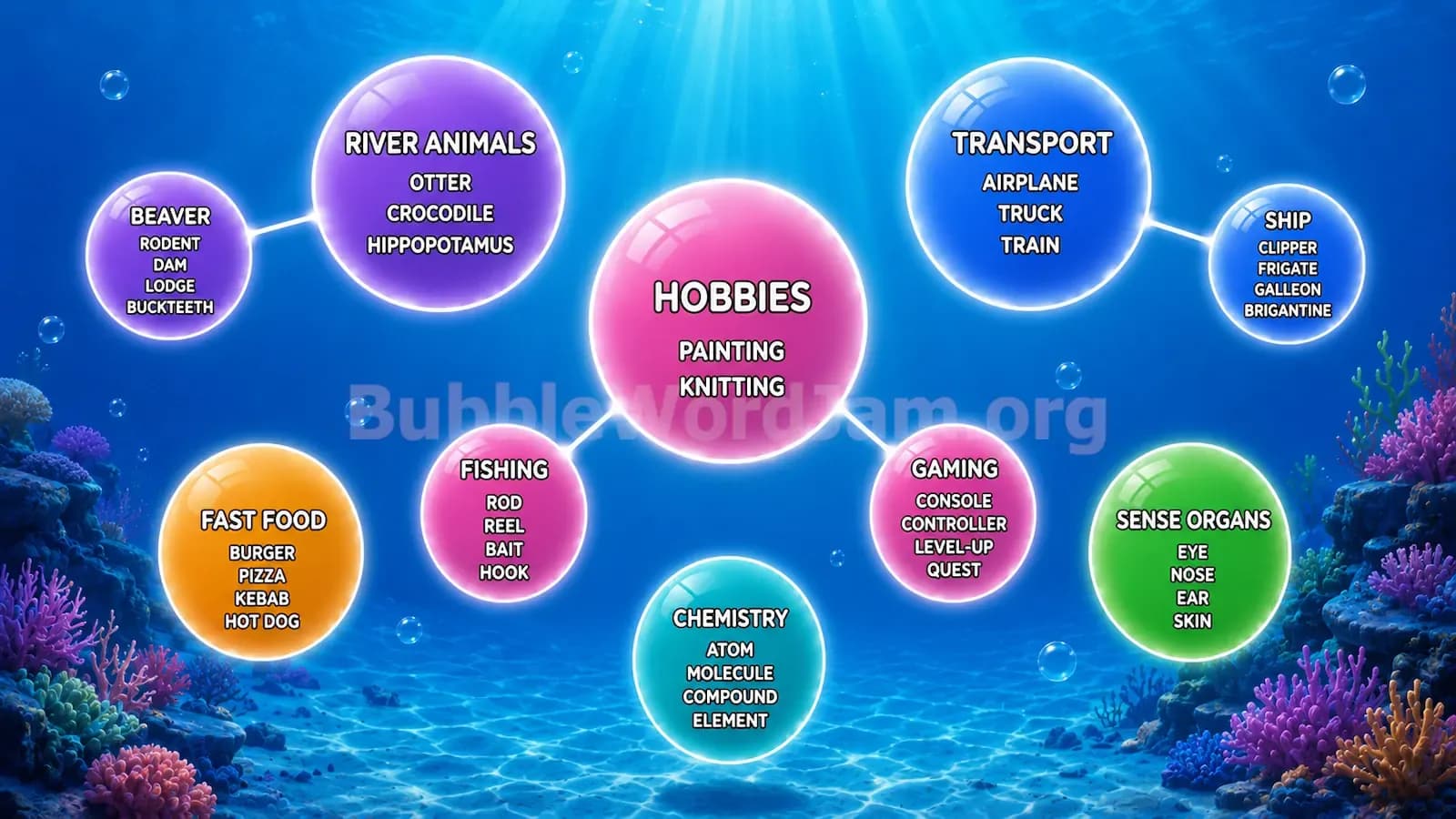 Bubble Word Jam Level 103 Screenshot