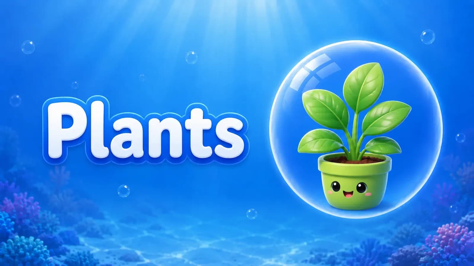 Bubble Word Jam Plant Puzzles: Flowers, Trees & Seeds