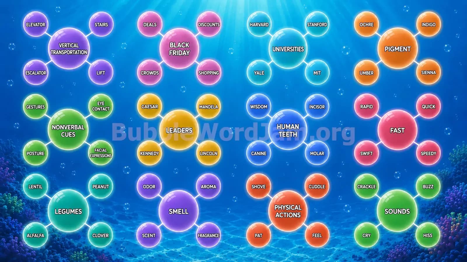 Bubble Word Jam Level 162 Screenshot