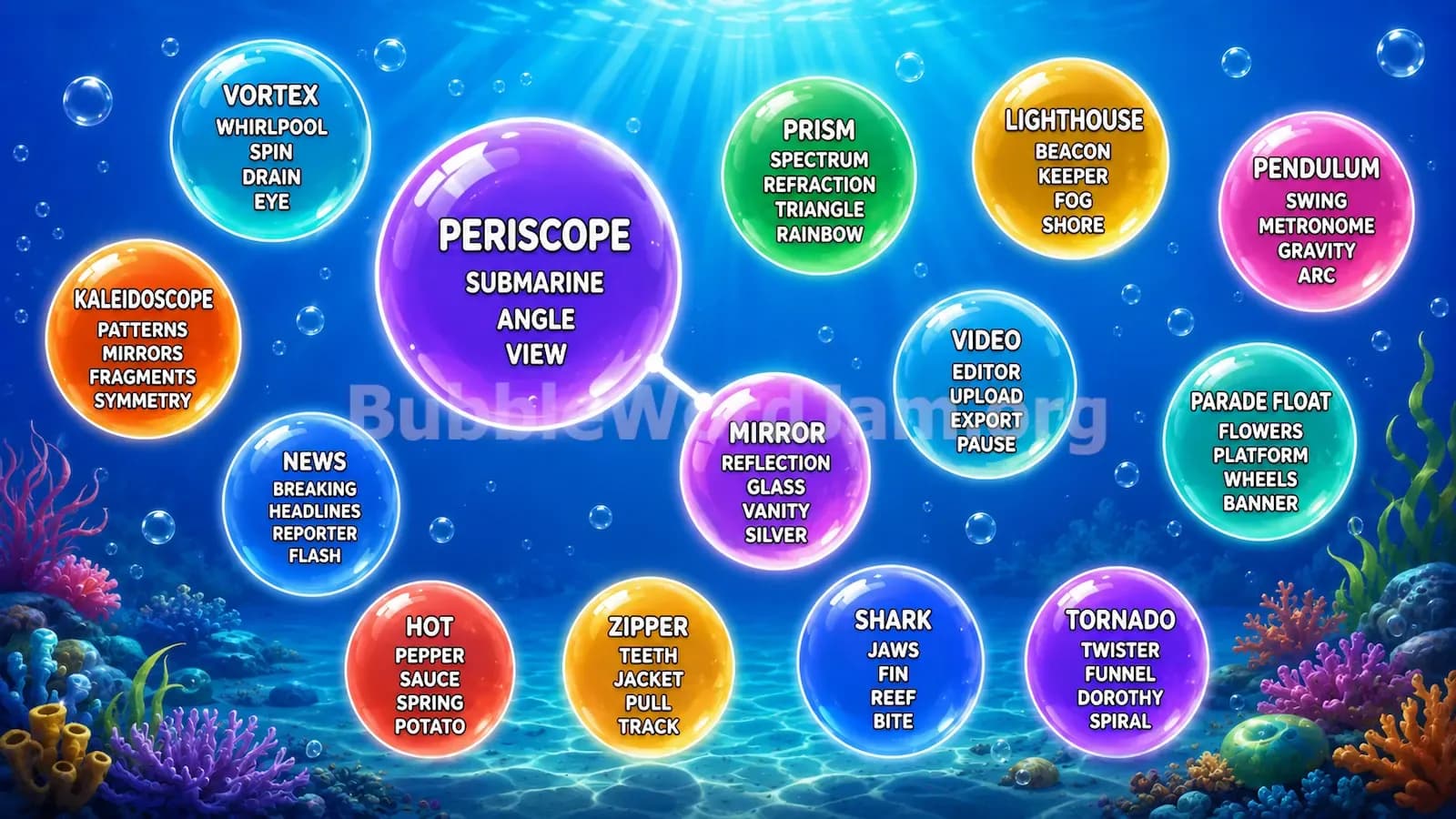Bubble Word Jam Level 419 Screenshot