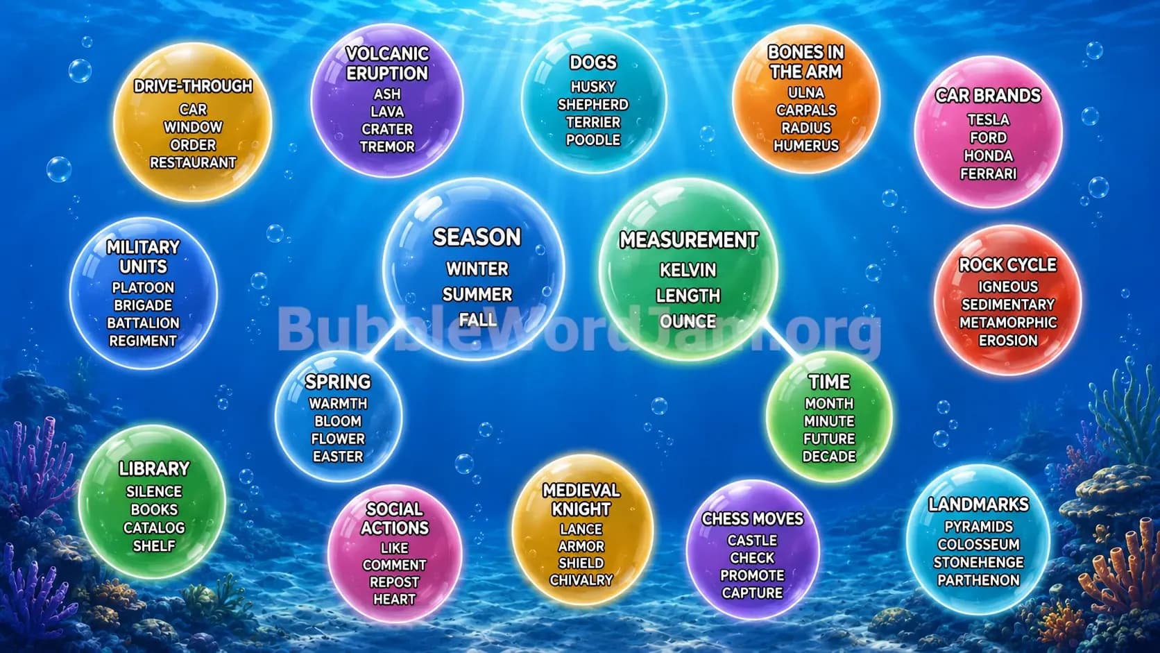 Bubble Word Jam Level 545 Answer, Cheat & Solution