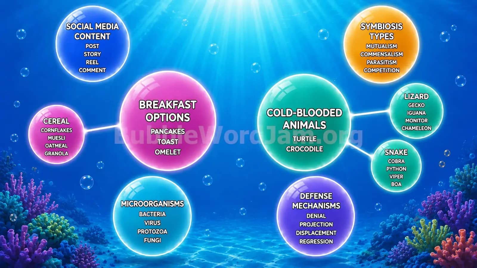 Bubble Word Jam Level 113 Screenshot