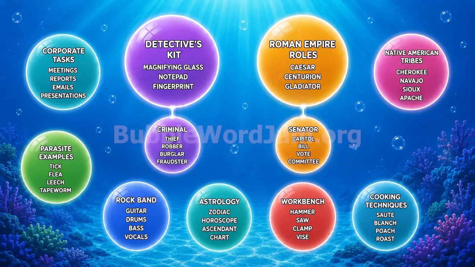 Bubble Word Jam Level 289 Screenshot