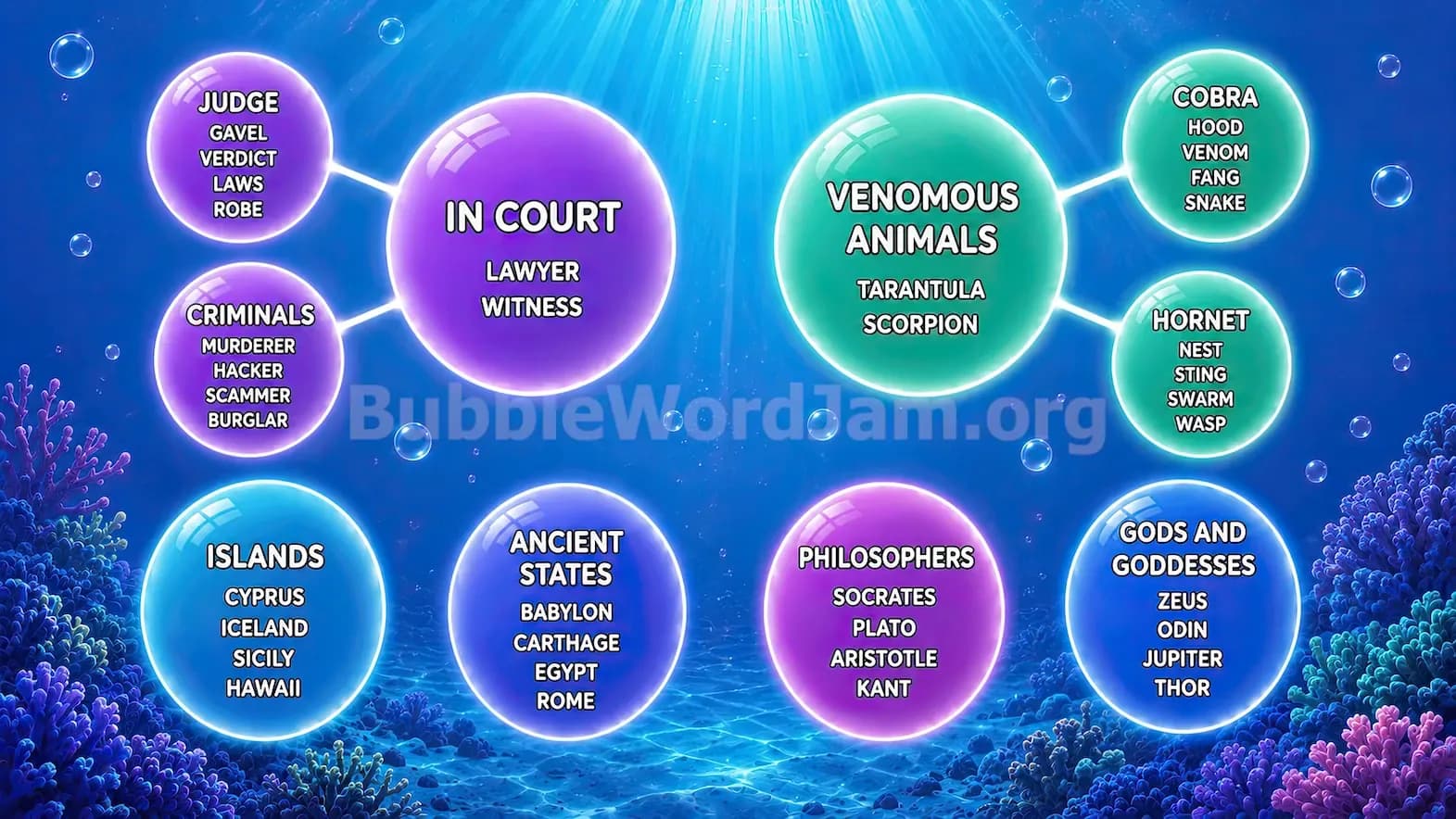 Bubble Word Jam Level 41 Answer, Cheat & Solution
