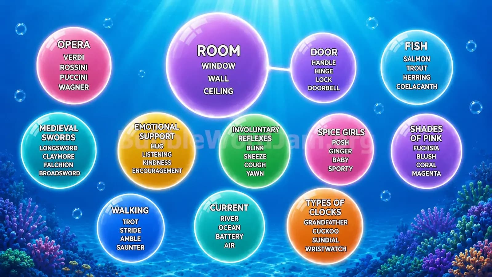 Bubble Word Jam Level 167 Screenshot
