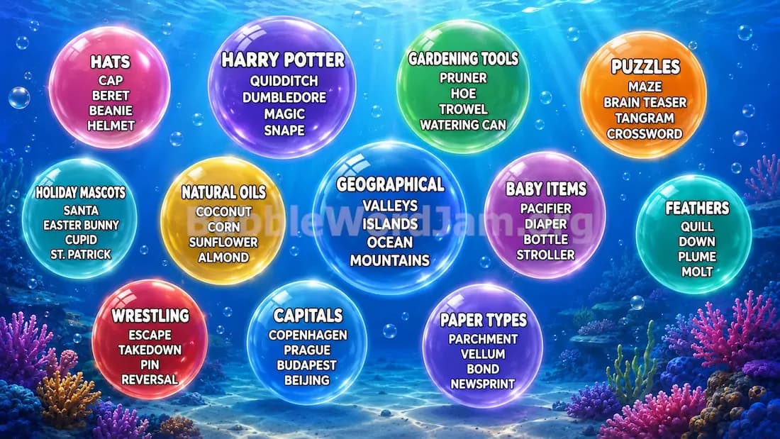 Bubble Word Jam Level 528 Answer, Cheat & Solution