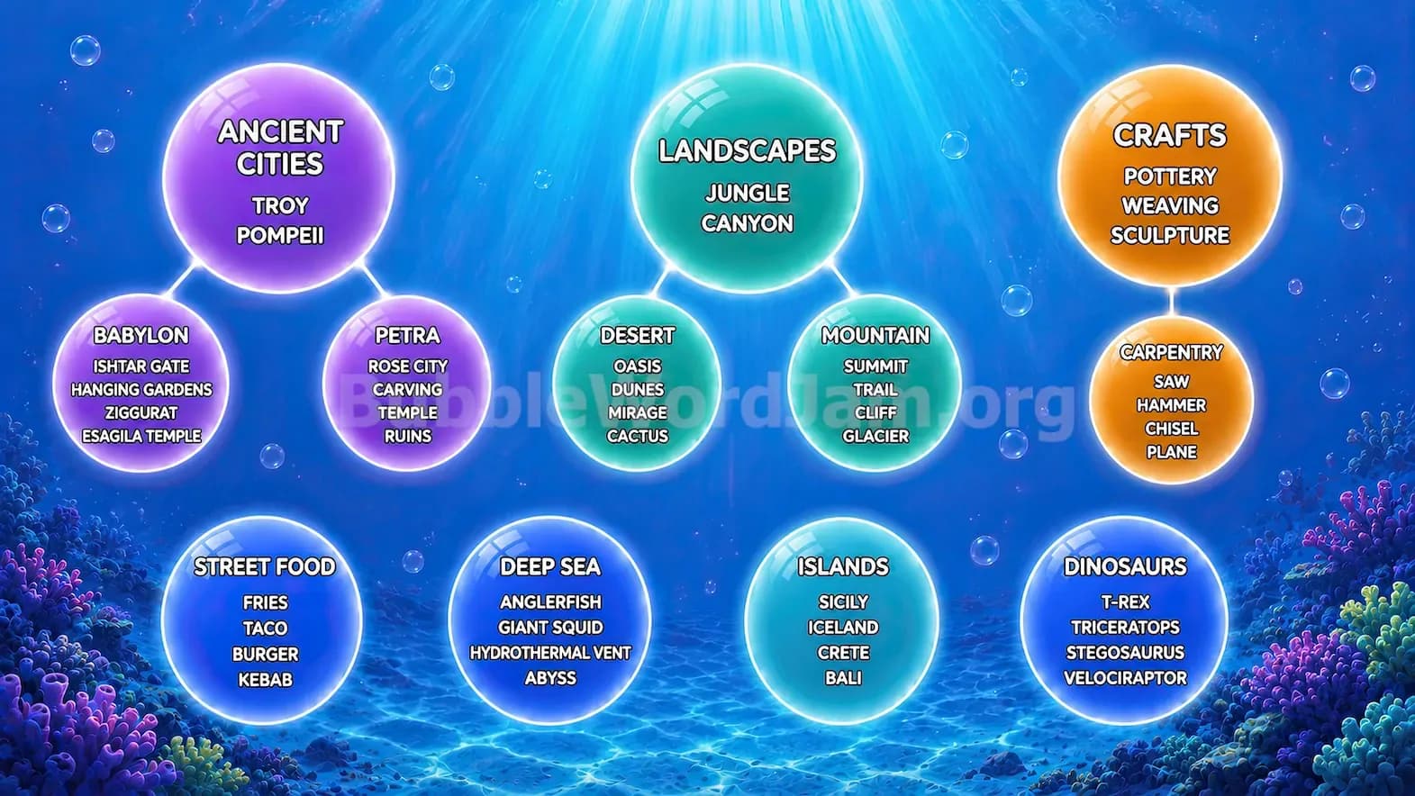 Bubble Word Jam Level 45 Answer, Cheat & Solution