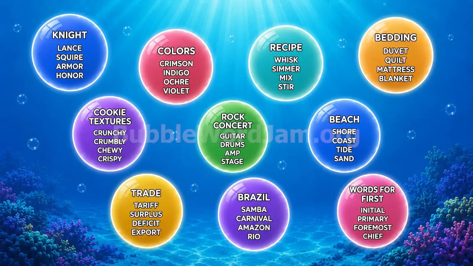Bubble Word Jam Level 326 Screenshot