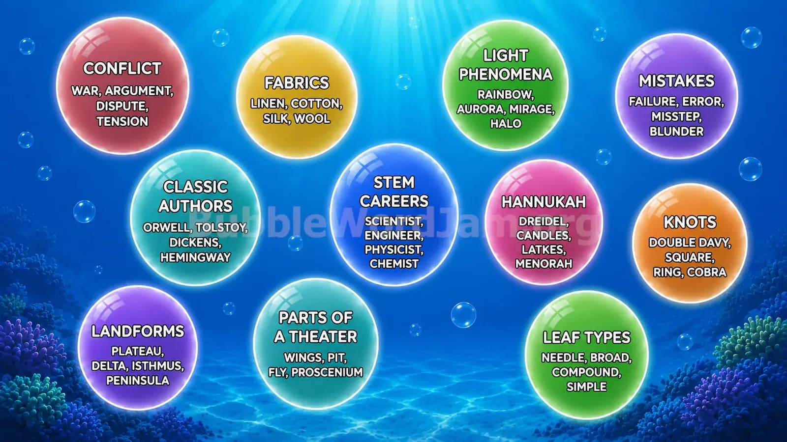 Bubble Word Jam Level 181 Screenshot