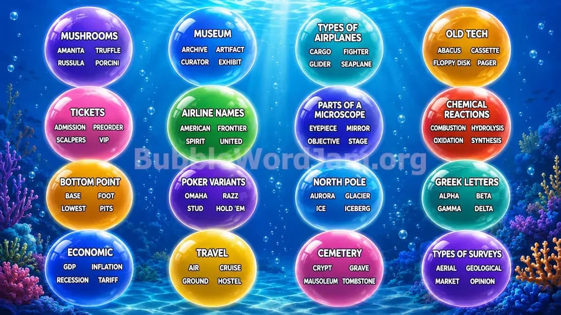 Bubble Word Jam Level 480 Answer, Cheat & Solution