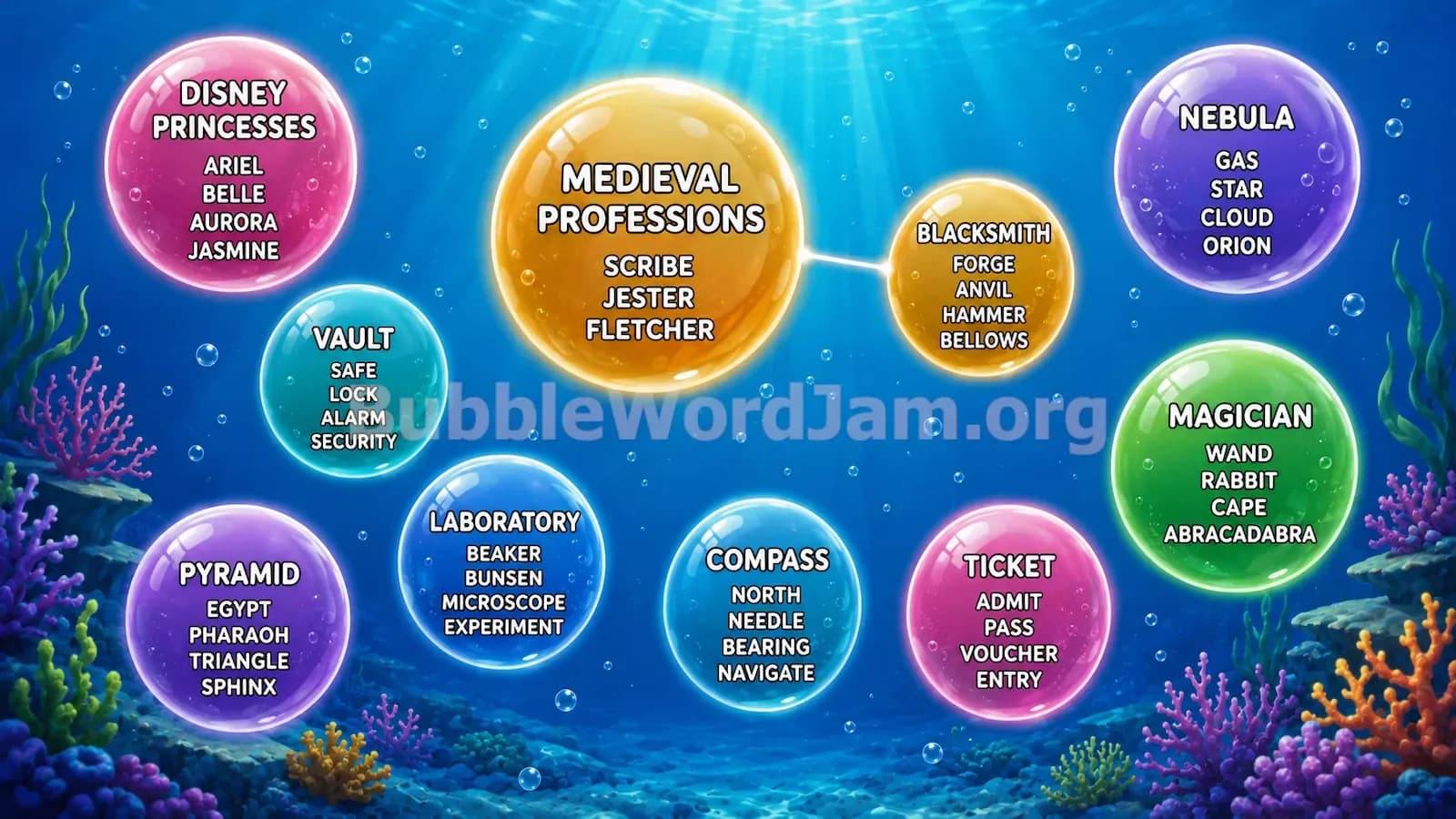 Bubble Word Jam Level 427 Screenshot