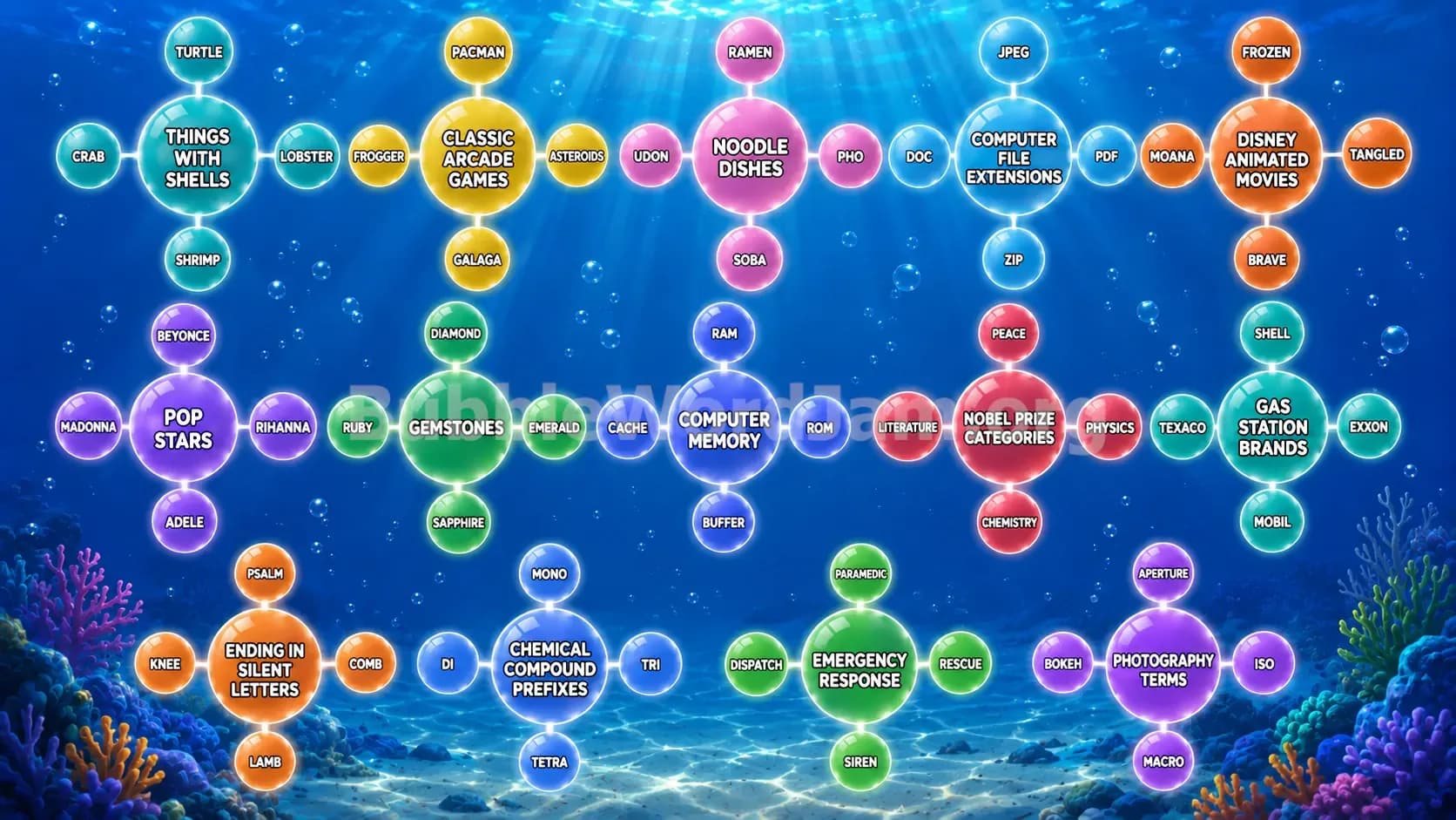 Bubble Word Jam Level 549 Answer, Cheat & Solution
