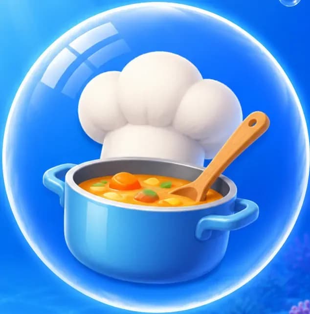 Bubble Word Jam Common Knowledge - Cooking, Restaurants, and Kitchen Logic