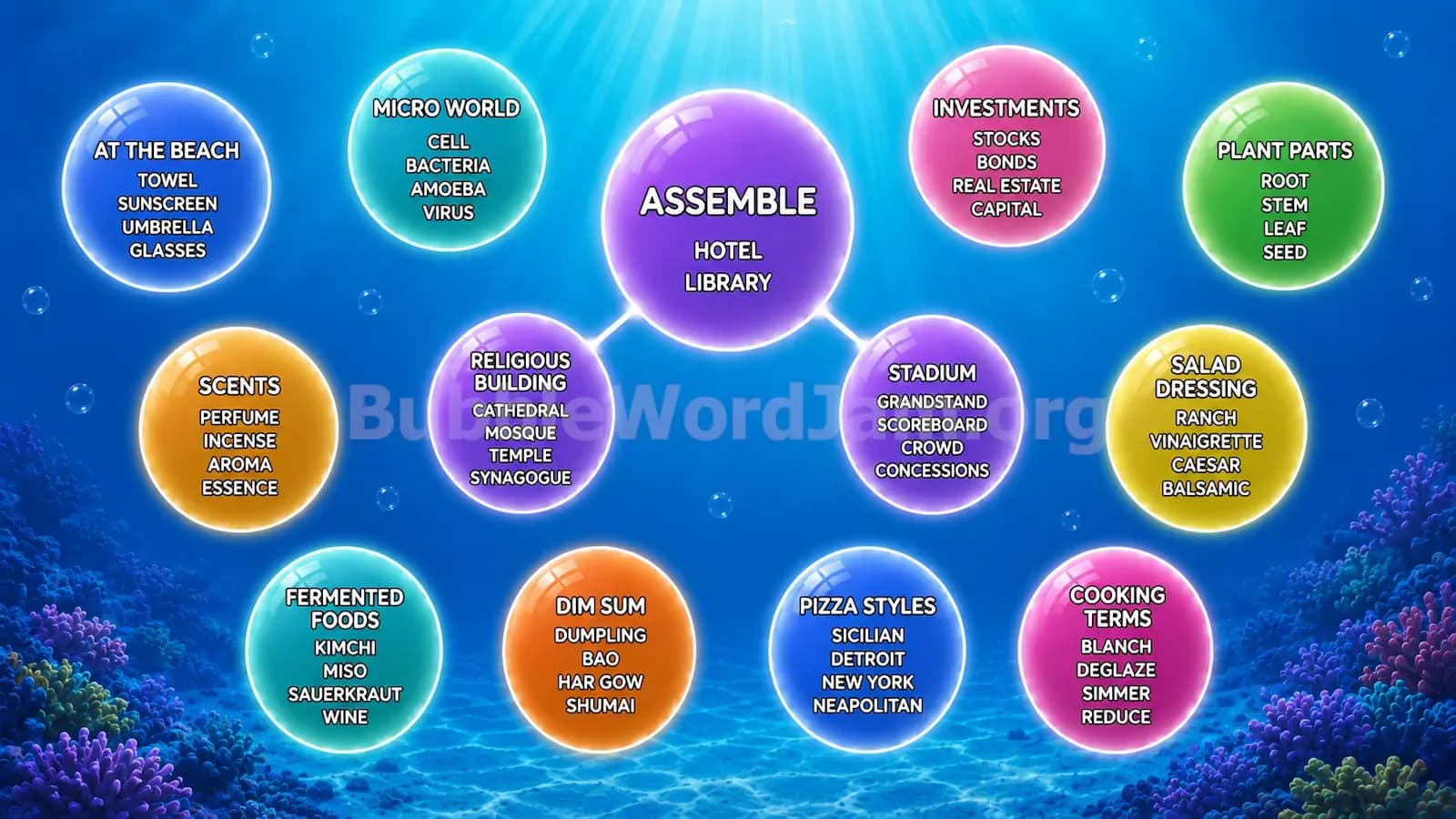 Bubble Word Jam Level 156 Screenshot