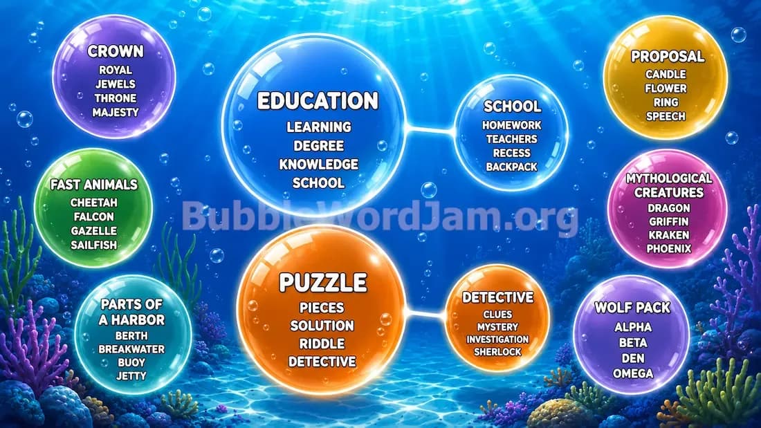 Bubble Word Jam Level 471 Answer, Cheat & Solution