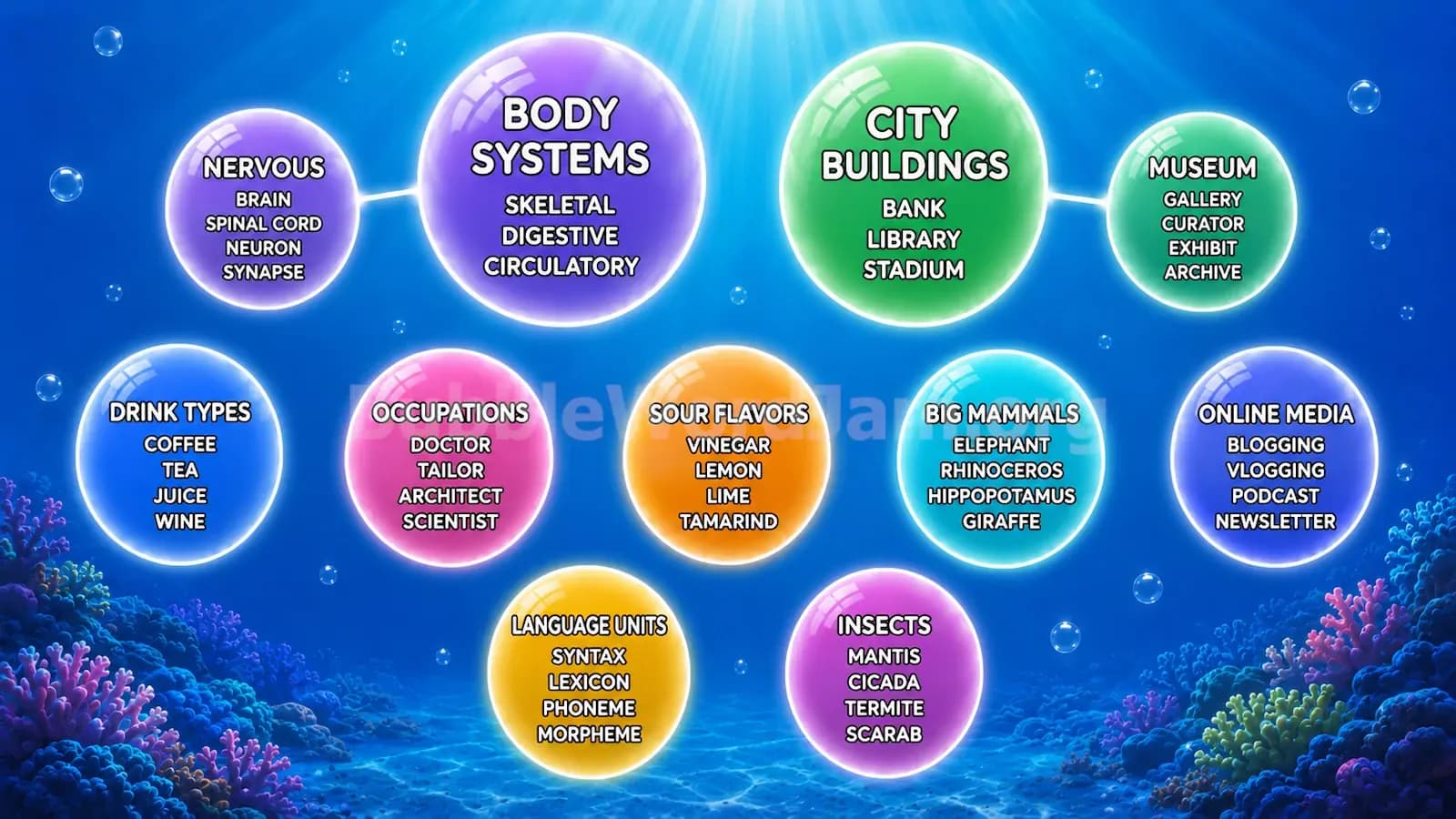 Bubble Word Jam Level 268 Screenshot