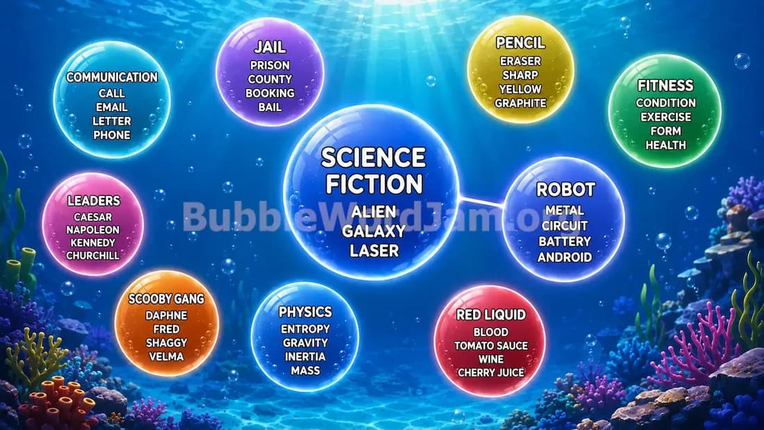 Bubble Word Jam Level 497 Answer, Cheat & Solution