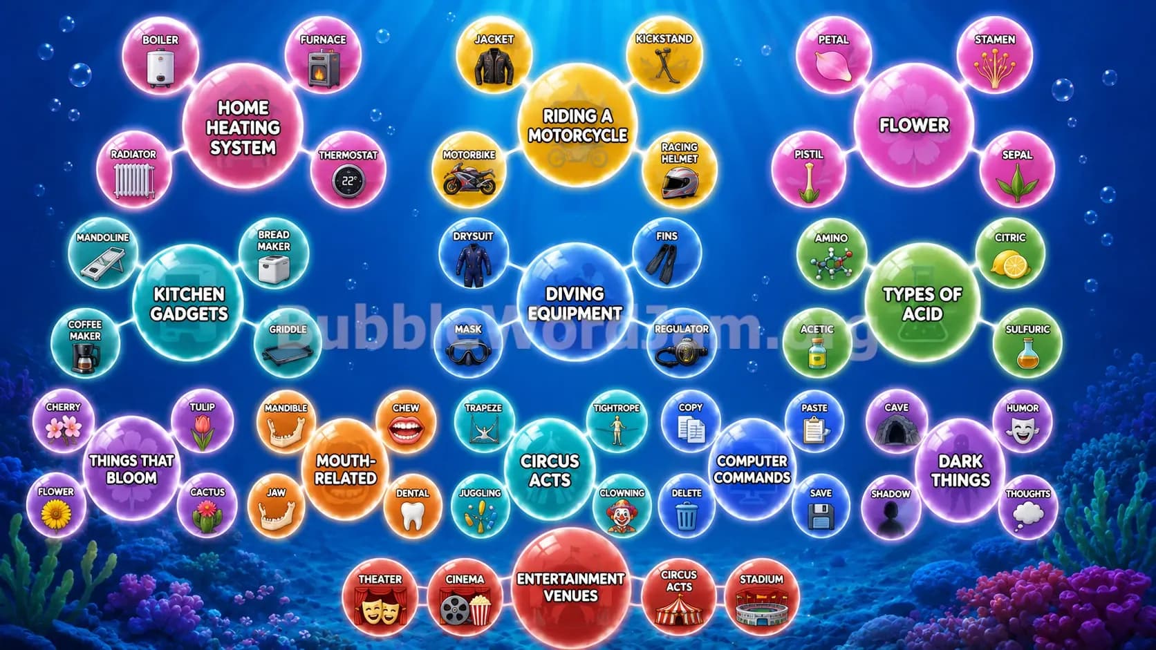 Bubble Word Jam Level 563 Screenshot