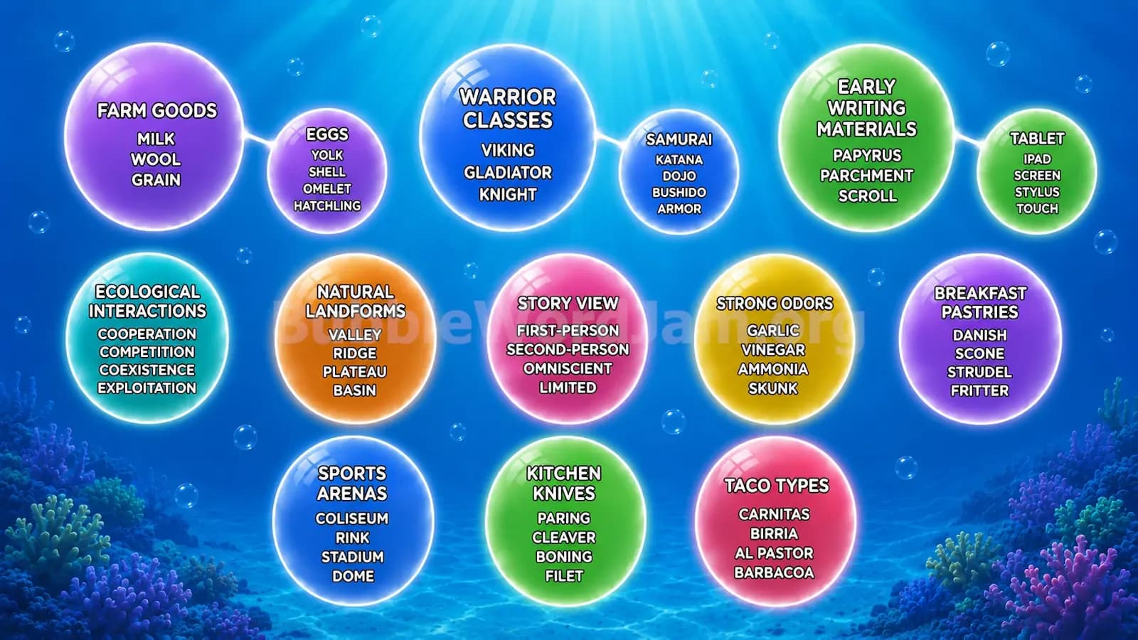 Bubble Word Jam Level 154 Screenshot