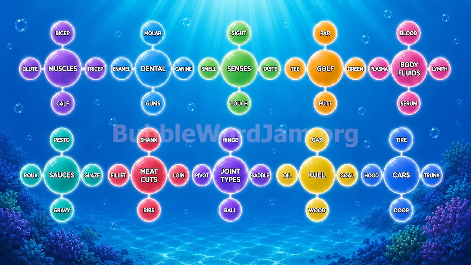 Bubble Word Jam Level 275 Answer, Cheat & Solution