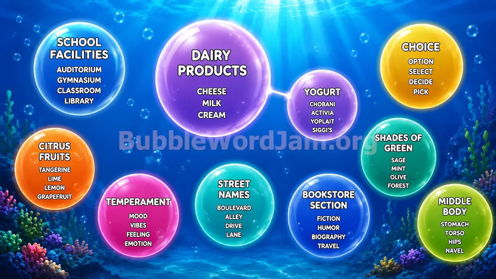 Bubble Word Jam Level 377 Answer, Cheat & Solution