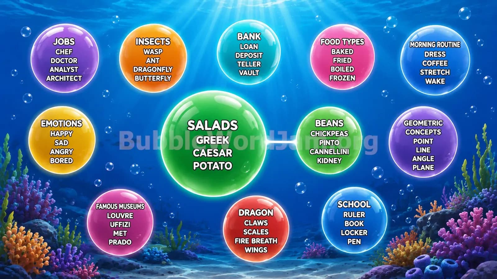 Bubble Word Jam Level 408 Answer, Cheat & Solution