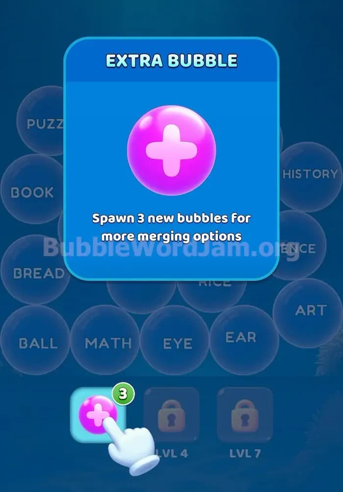 Bubble Word Jam Extra Bubble Booster