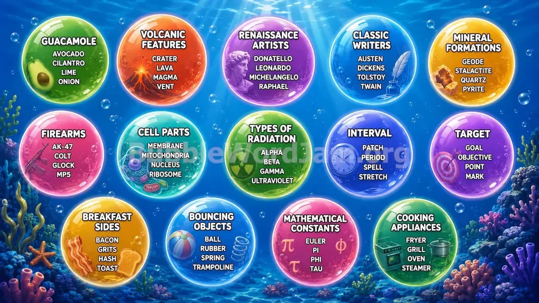 Bubble Word Jam Level 494 Answer, Cheat & Solution