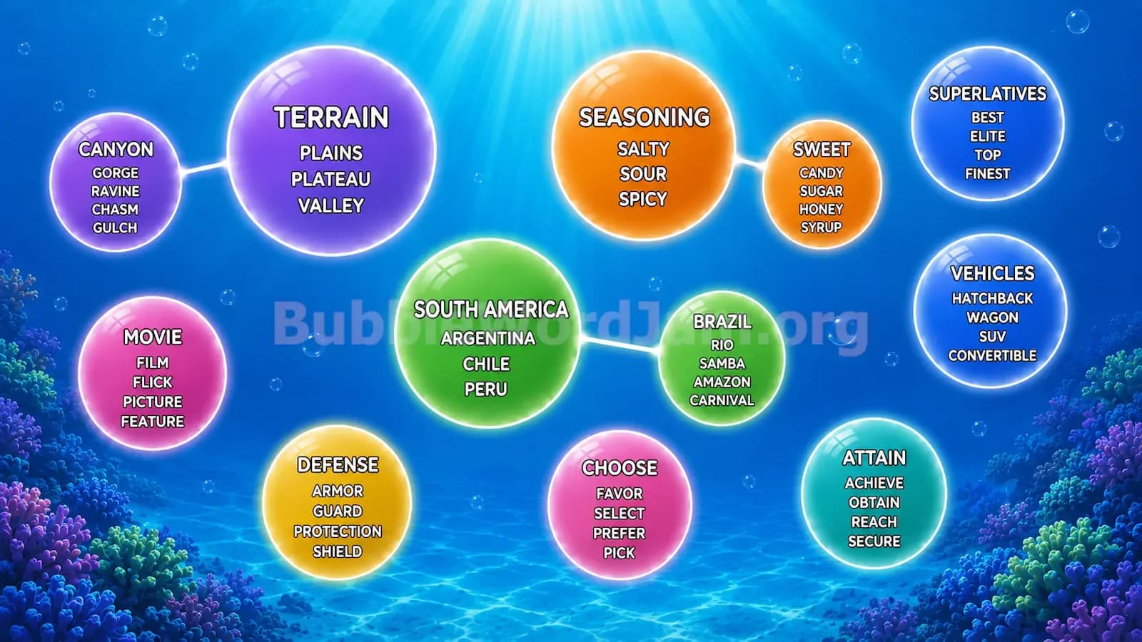 Bubble Word Jam Level 213 Screenshot