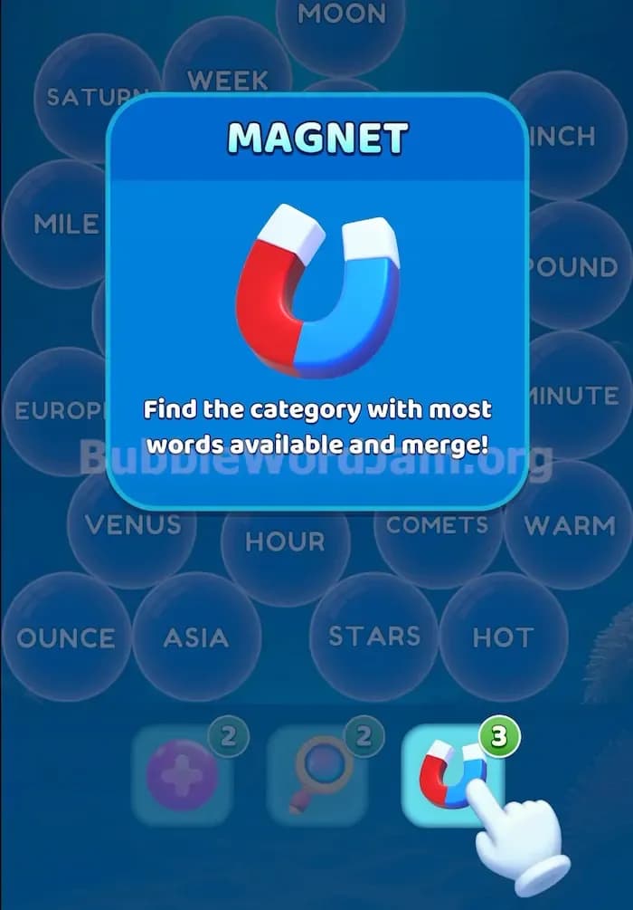 Bubble Word Jam Magnet Booster