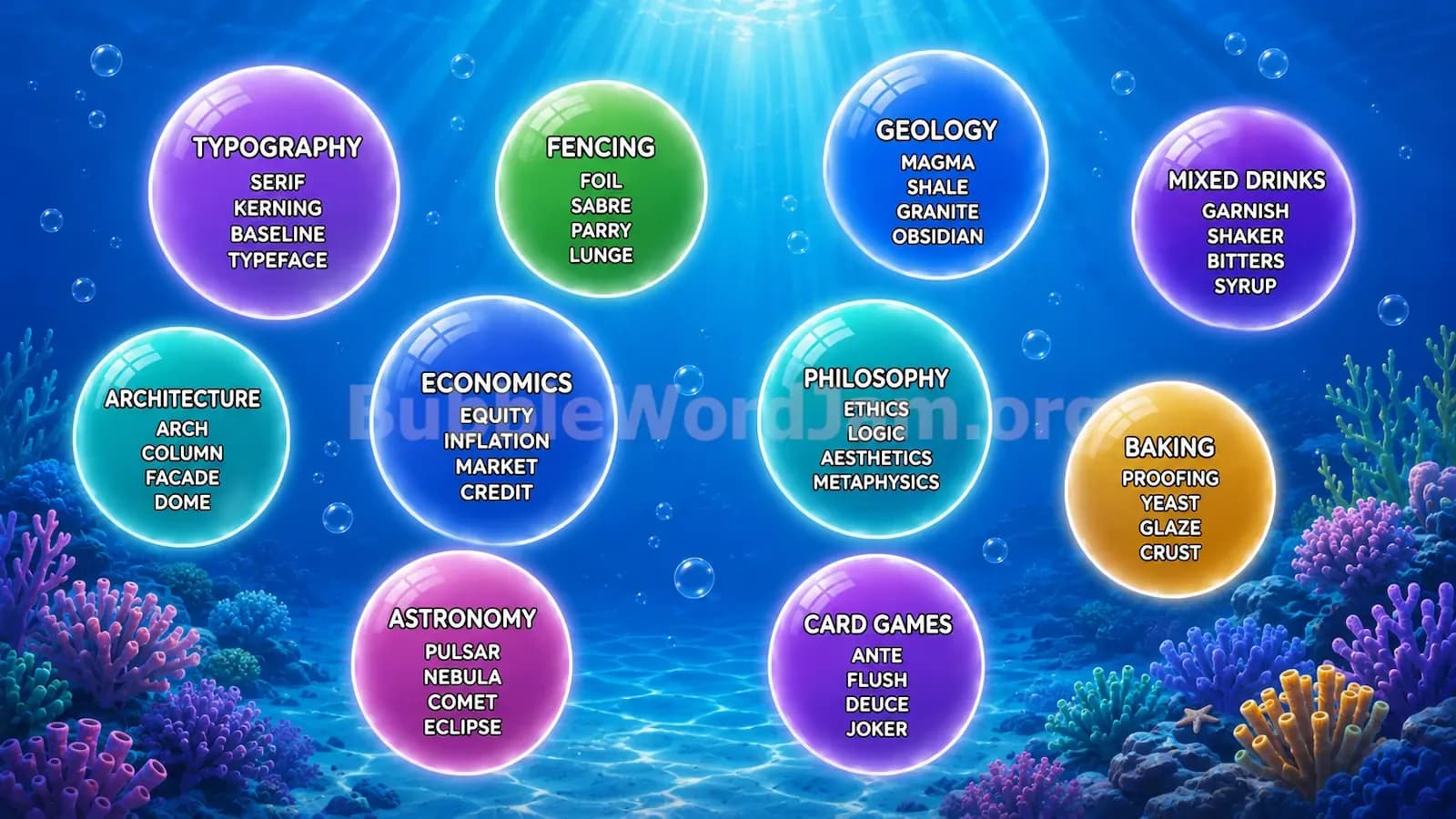 Bubble Word Jam Level 237 Screenshot