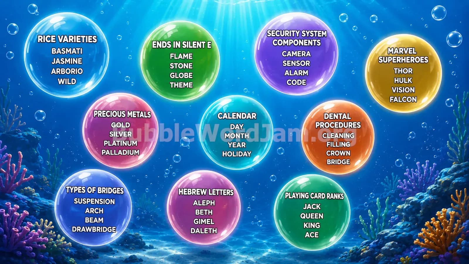 Bubble Word Jam Level 426 Answer, Cheat & Solution