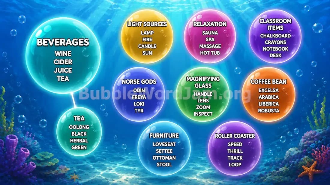 Bubble Word Jam Level 532 Answer, Cheat & Solution