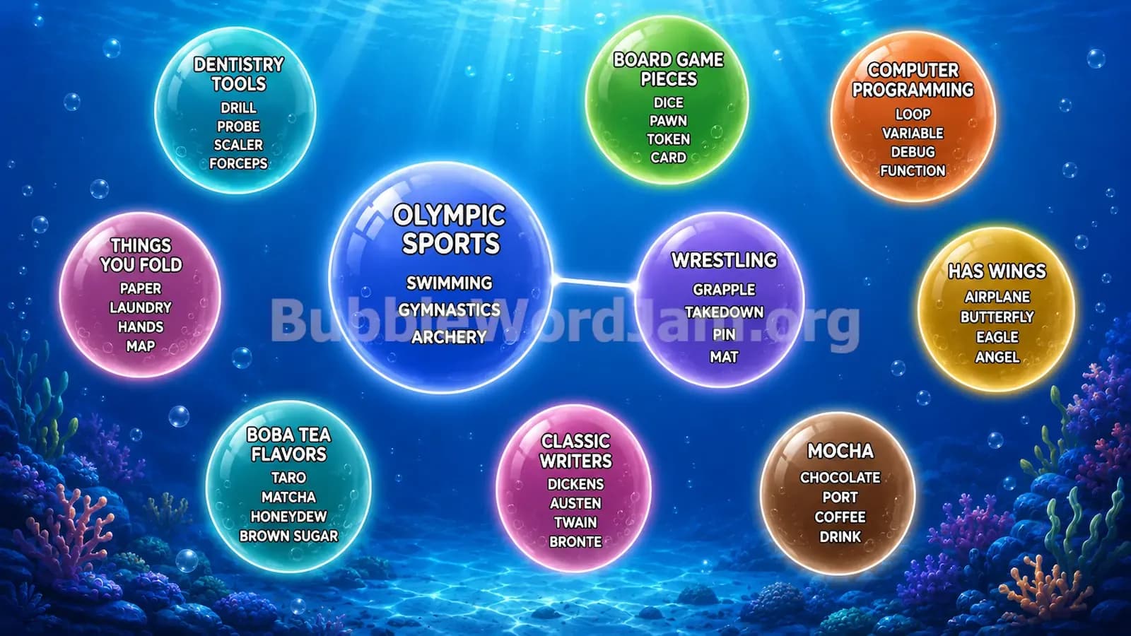Bubble Word Jam Level 422 Screenshot