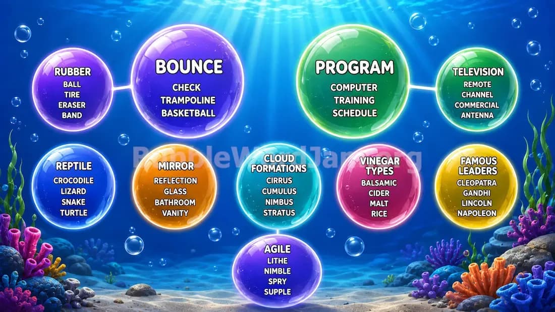 Bubble Word Jam Level 472 Screenshot