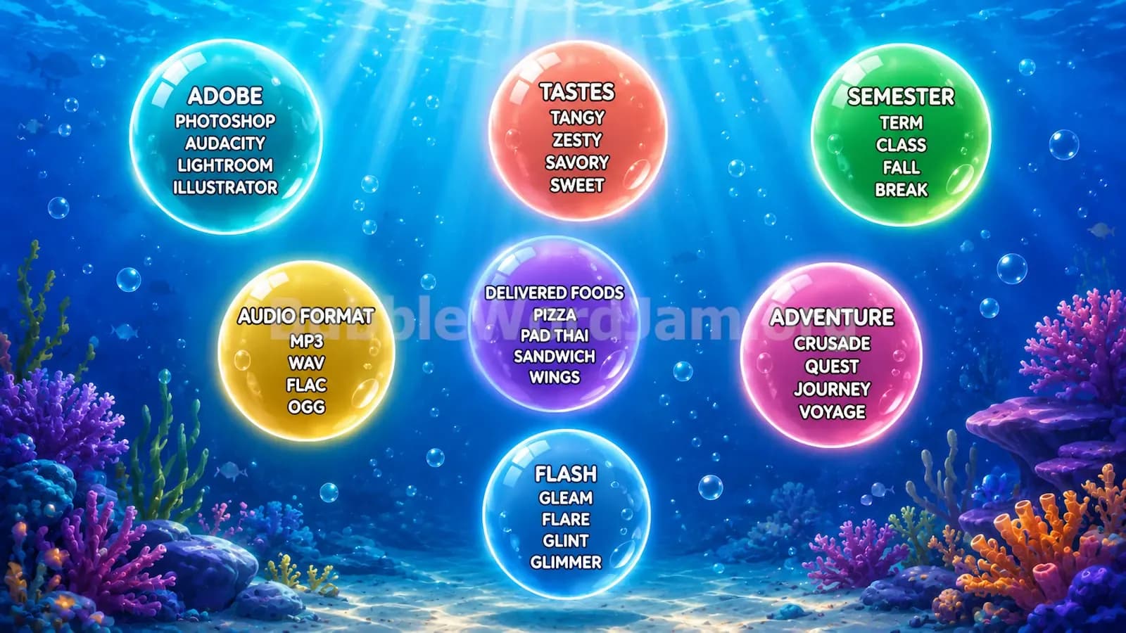 Bubble Word Jam Level 391 Answer, Cheat & Solution
