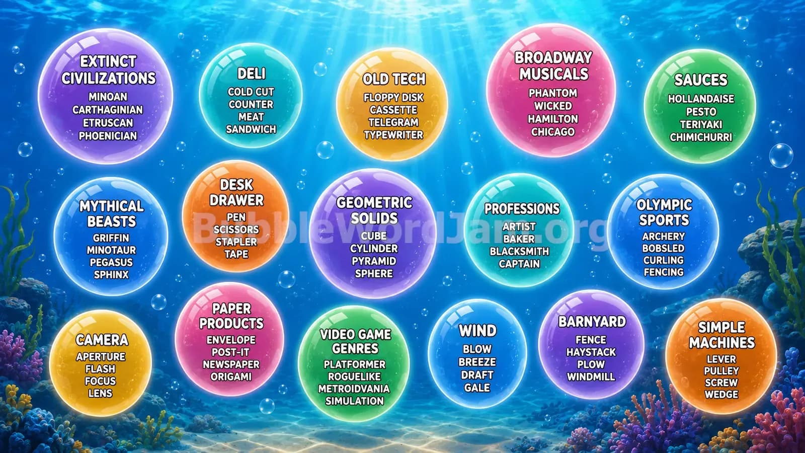 Bubble Word Jam Level 465 Screenshot