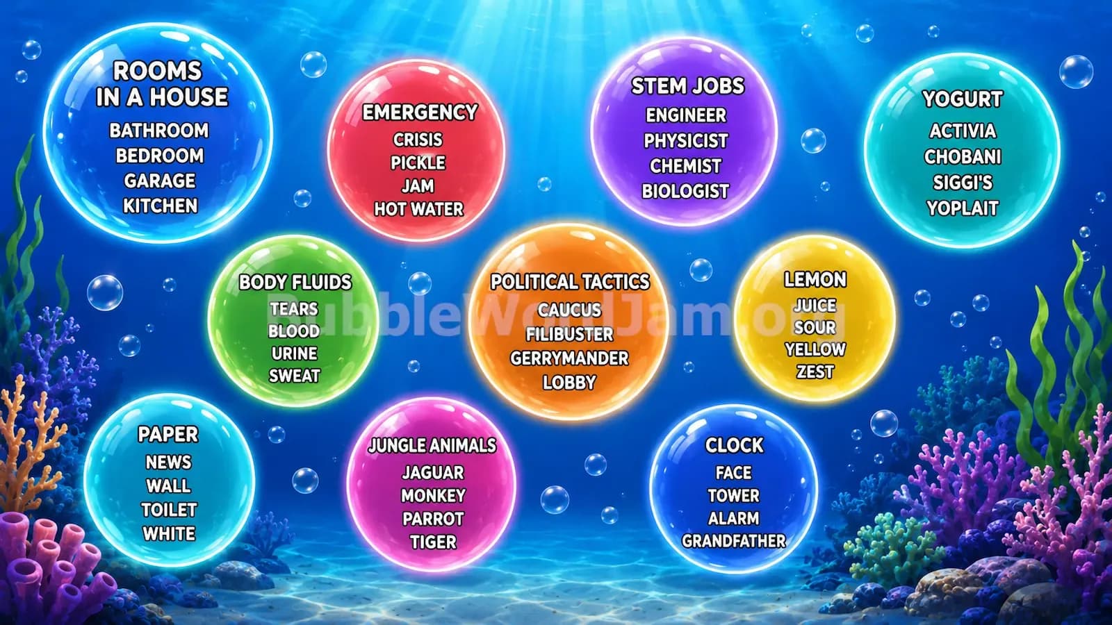 Bubble Word Jam Level 462 Answer, Cheat & Solution