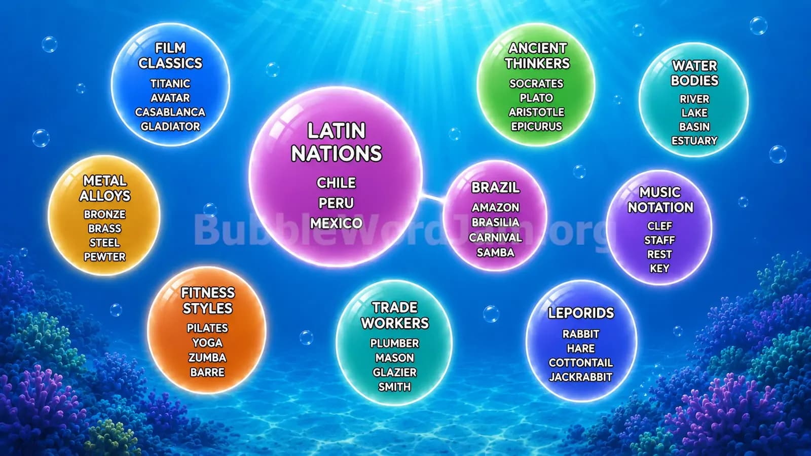 Bubble Word Jam Level 269 Screenshot