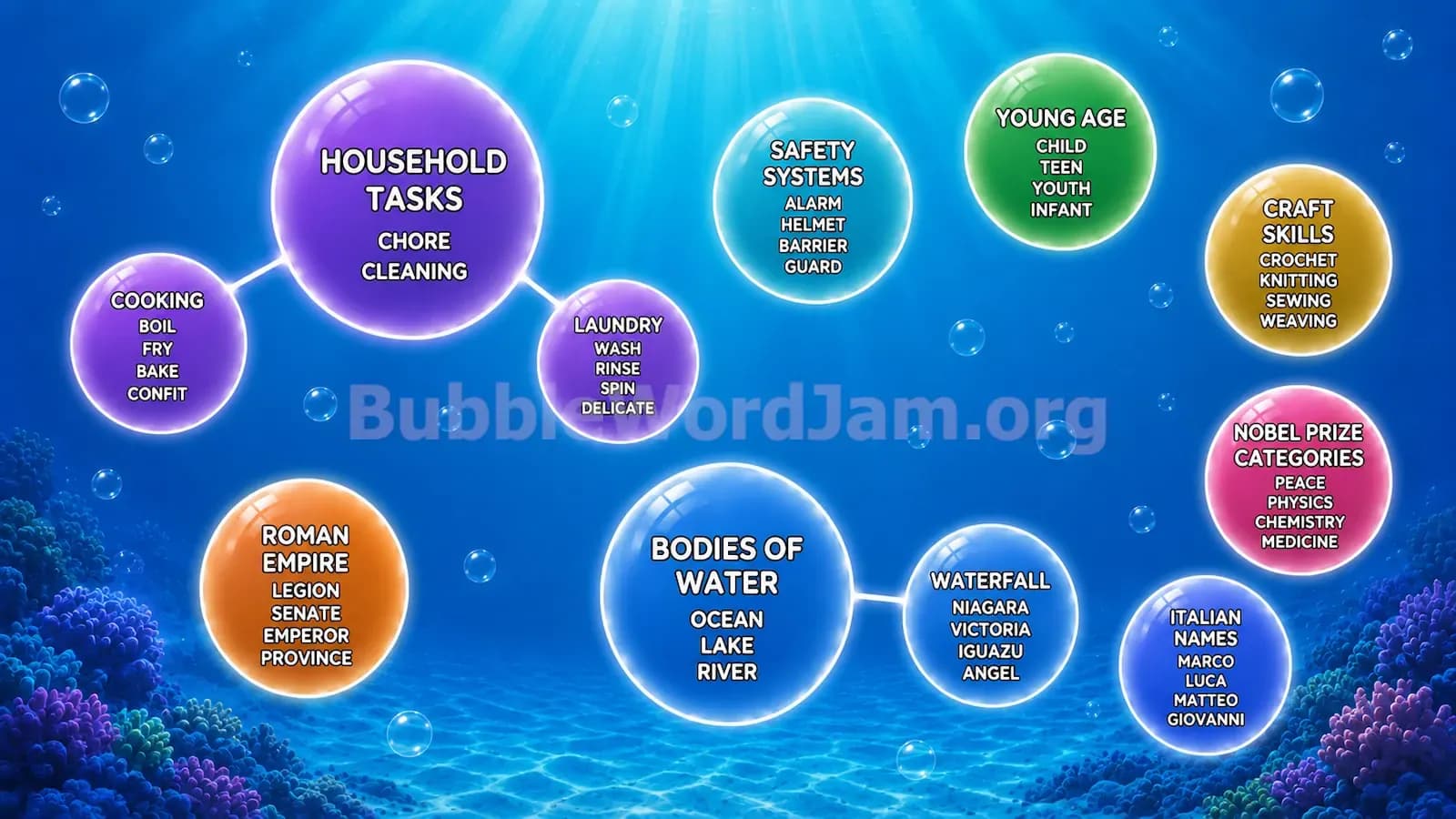 Bubble Word Jam Level 281 Screenshot