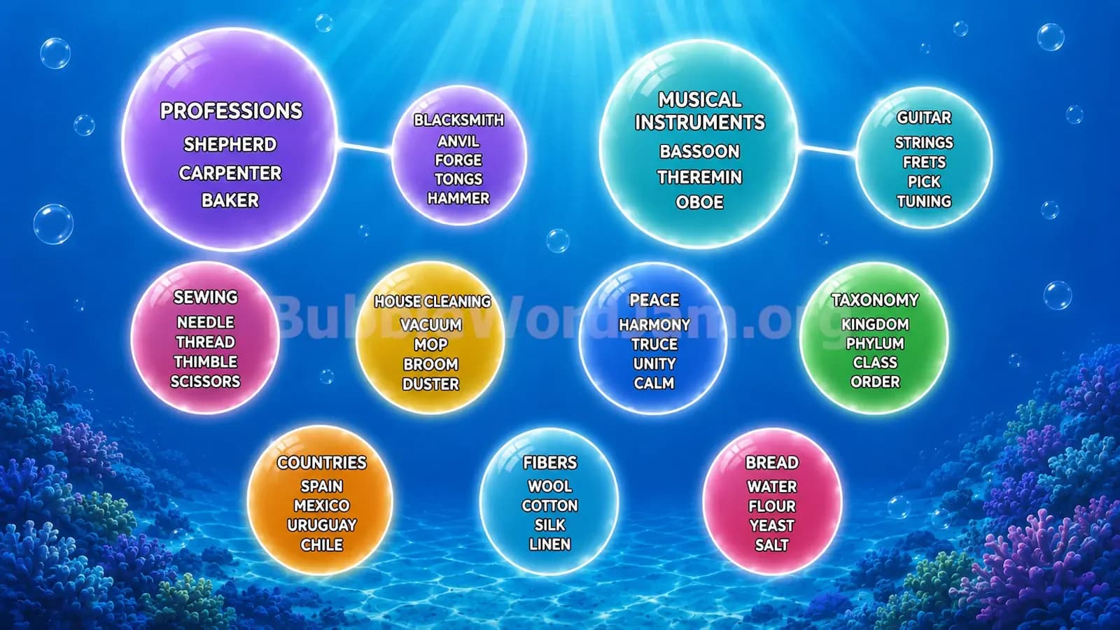 Bubble Word Jam Level 204 Screenshot