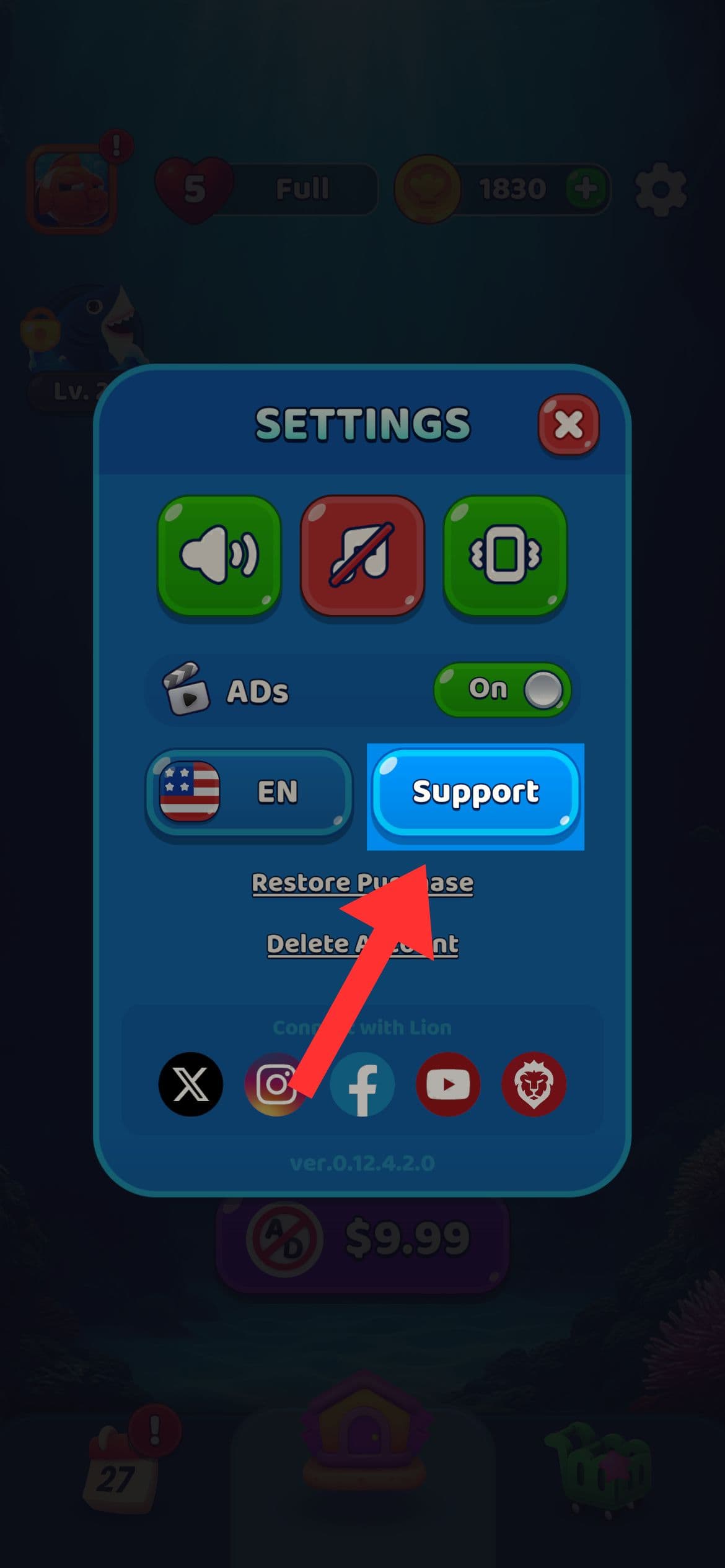 how to contact Bubble Word Jam support team