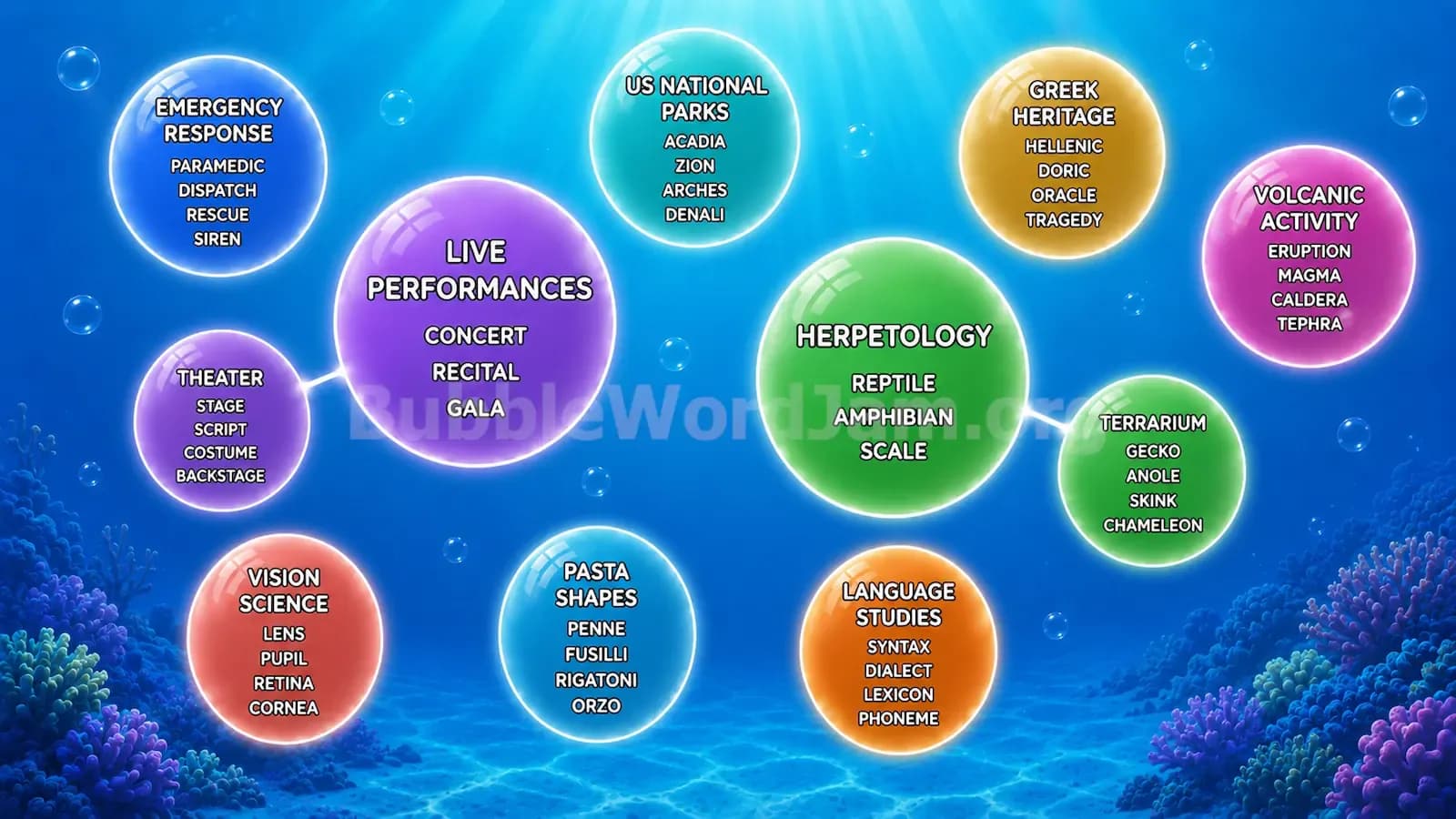 Bubble Word Jam Level 259 Screenshot