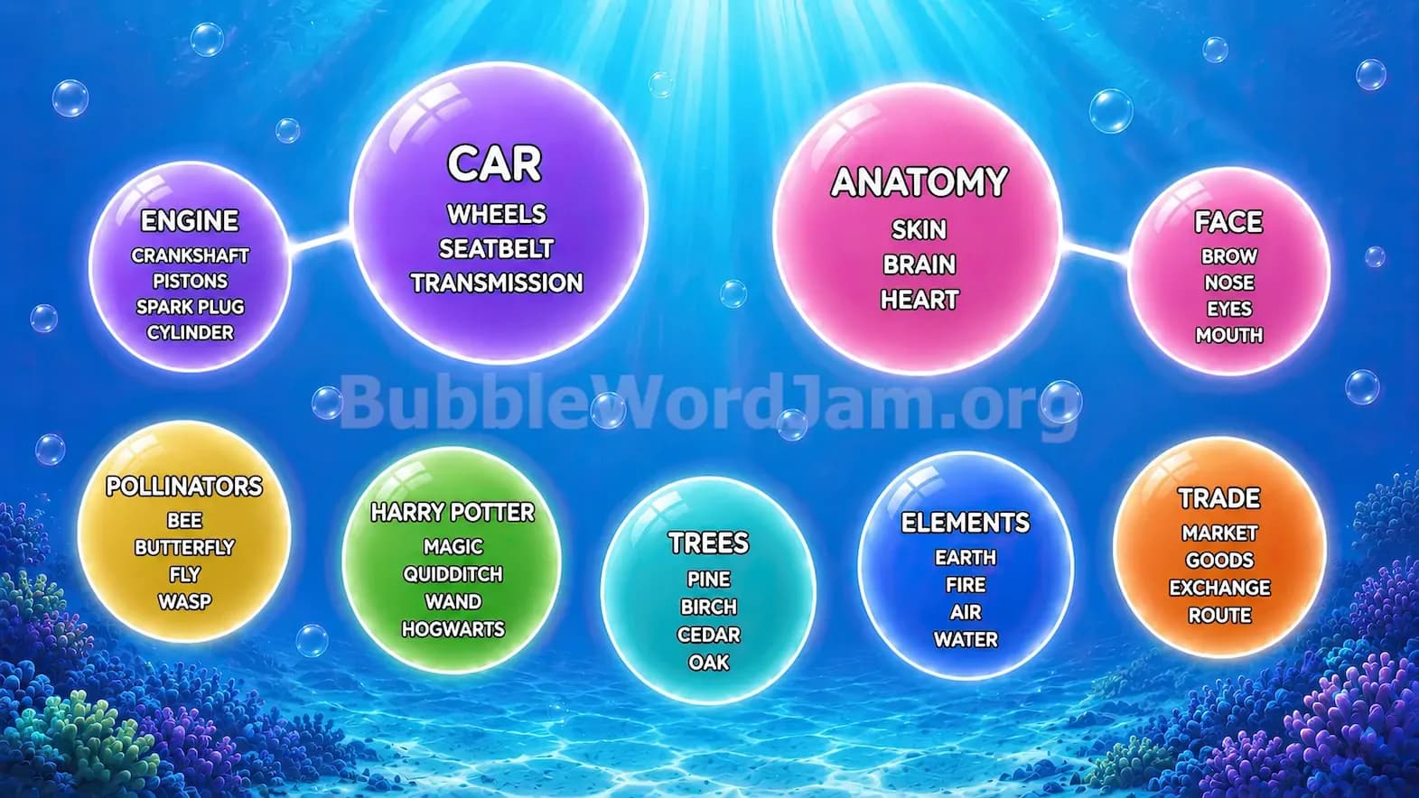 Bubble Word Jam Level 25 Answer, Cheat & Solution