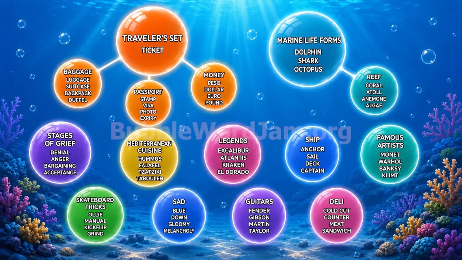 Bubble Word Jam Level 148 Screenshot