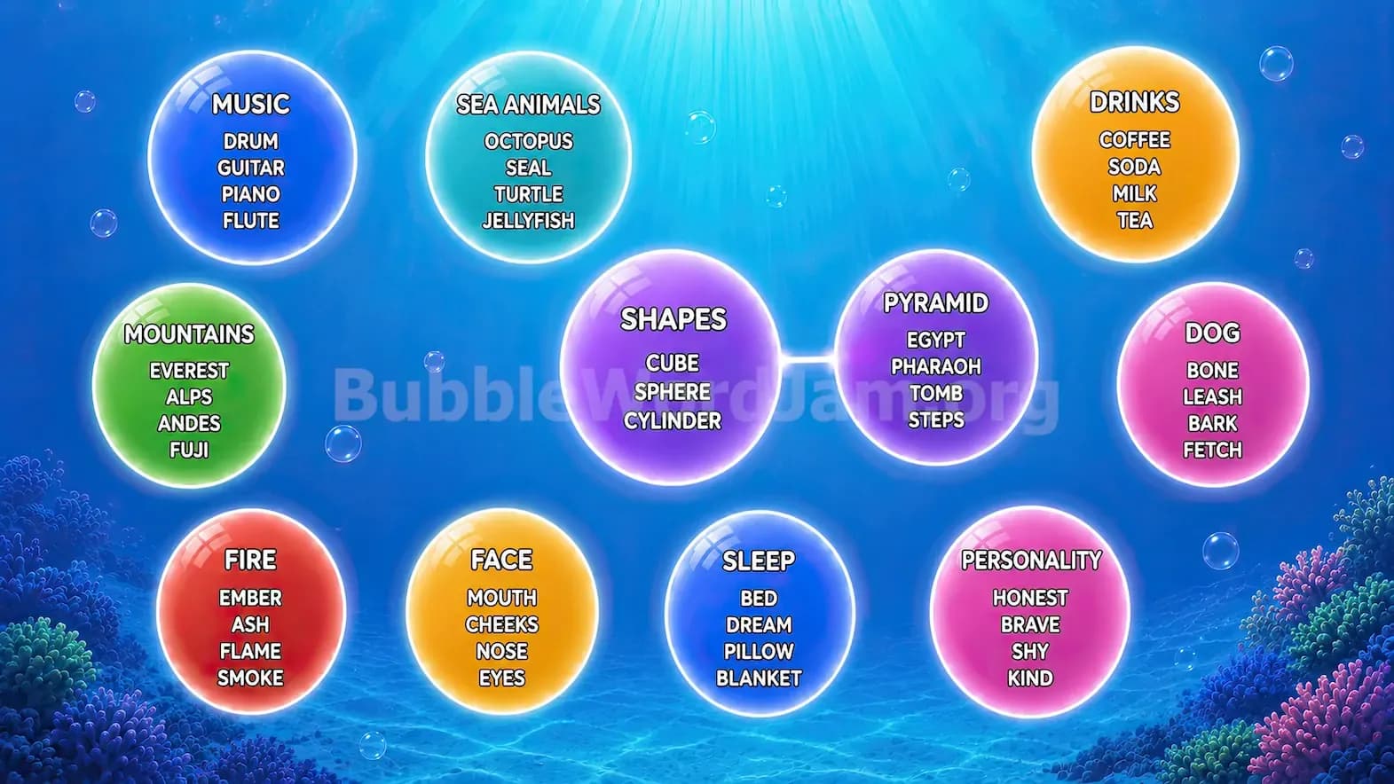 Bubble Word Jam Level 6 Answer, Cheat & Solution