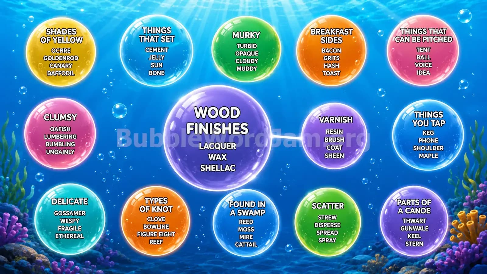 Bubble Word Jam Level 379 Answer, Cheat & Solution