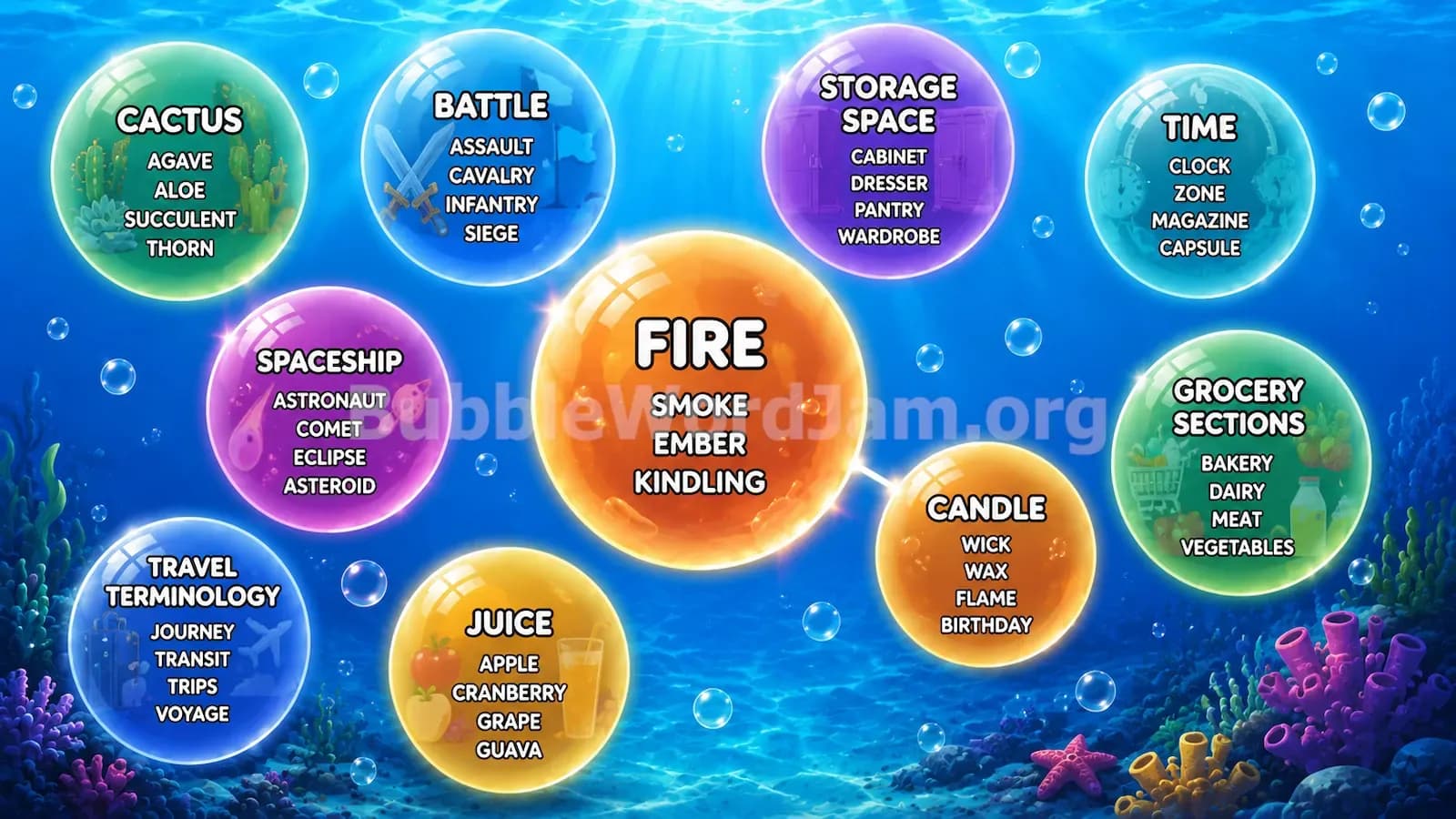 Bubble Word Jam Level 456 Screenshot