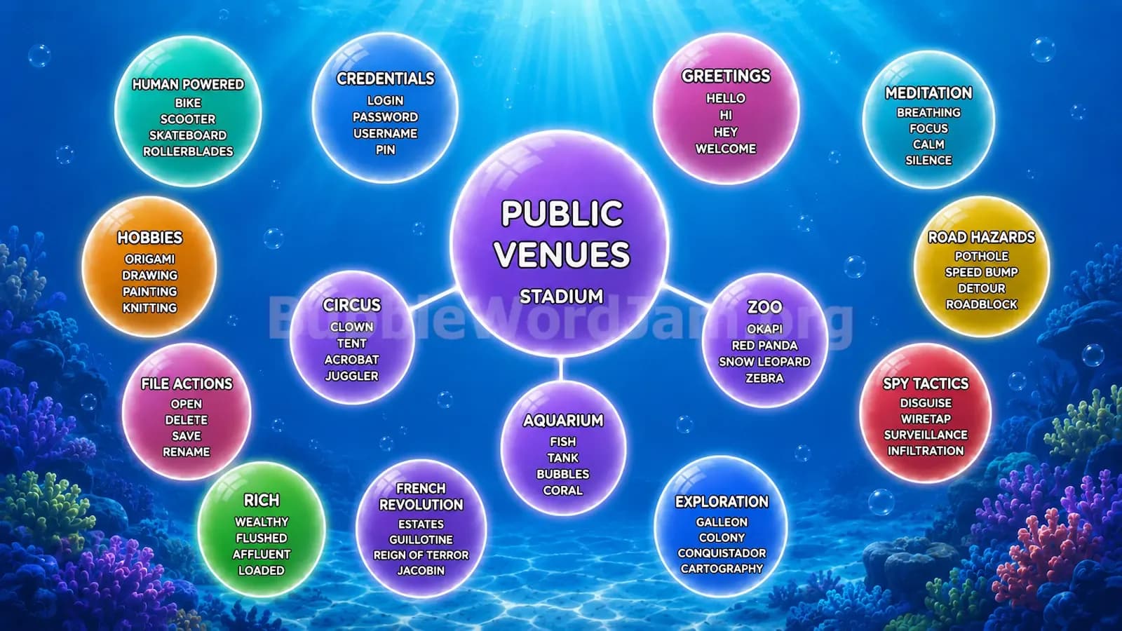Bubble Word Jam Level 200 Screenshot