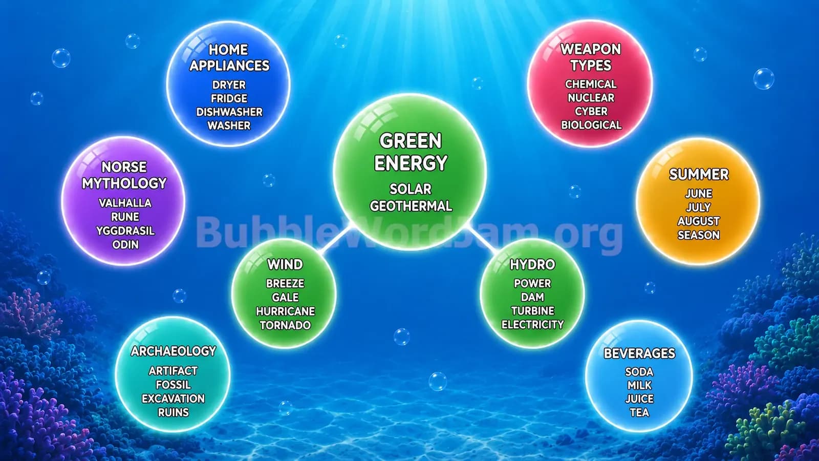 Bubble Word Jam Level 119 Screenshot